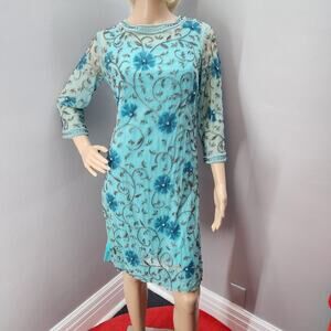 60s Vintage Beaded & Rhinestone Tunic 1/2 Dress , Project  - XS